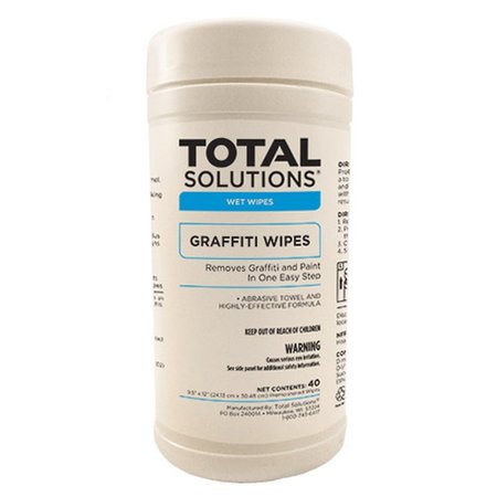 GLOBAL EQUIPMENT Global Industrial„¢ Graffiti Wipes, 40 Wipes/Canister, 6 Canisters/Case 1447GL